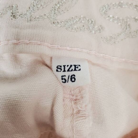 Vanilla Star Zip Fly Gold Splatter Paint Stretch Skinny Jeans Pink & Gold Size 5 - Picture 9 of 14